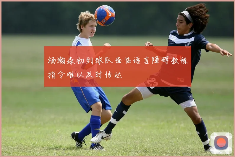 杨瀚森初到球队面临语言障碍教练指令难以及时传达